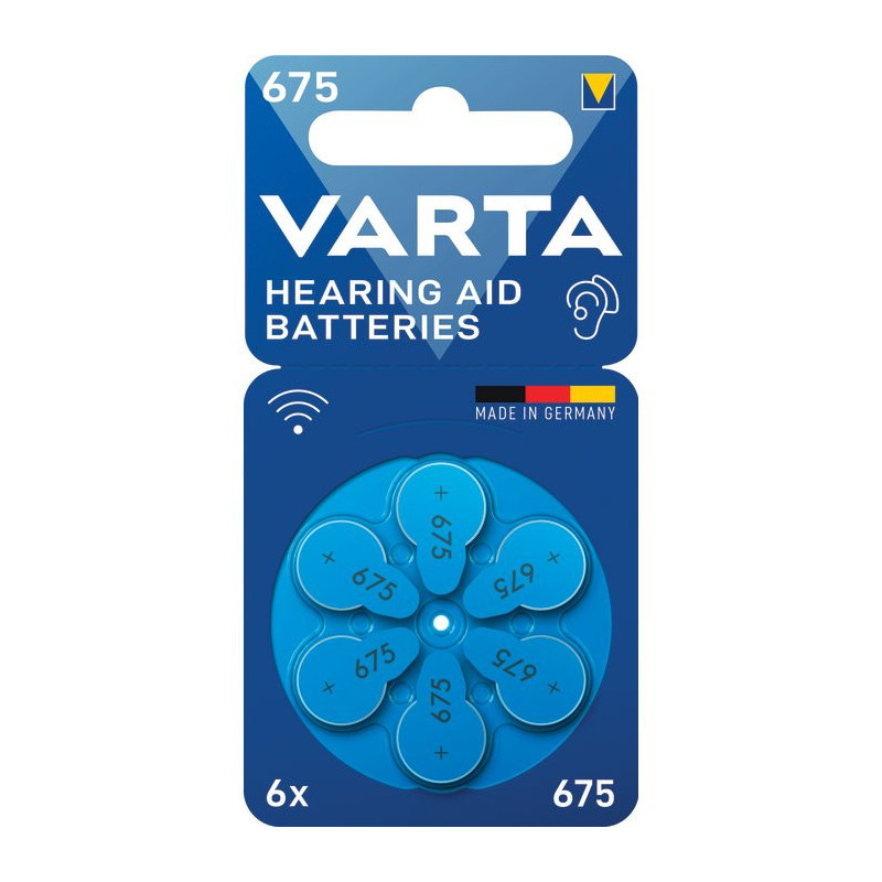 Piles auditives PR44/ZA675 x8