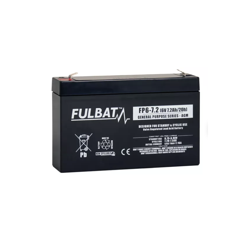 Batterie FULBAT FP6-7.2 7.2Ah 6V