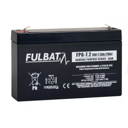 Batterie FULBAT FP6-7.2 7.2Ah 6V