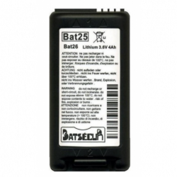 BATTERIE SYSTEME ALARME BATSECUR BAT25 3.6V 5.4AH