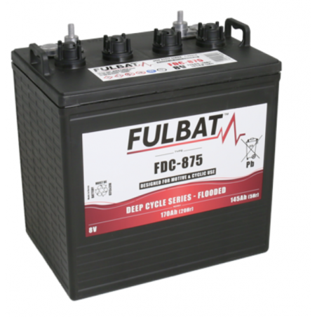 Batterie FULBAT FDC-875 170Ah 8V