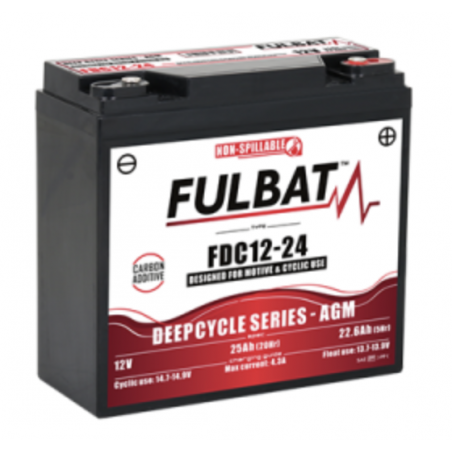 Batterie FULBAT FDC12-24 12V 25Ah