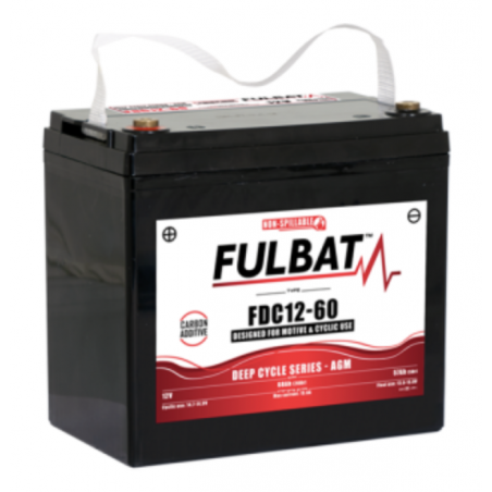 Batterie FULBAT FDC12-60 12V 68Ah