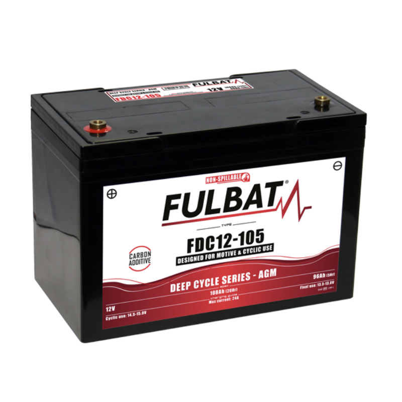 Batterie FULBAT FDC12-105 12V 108Ah