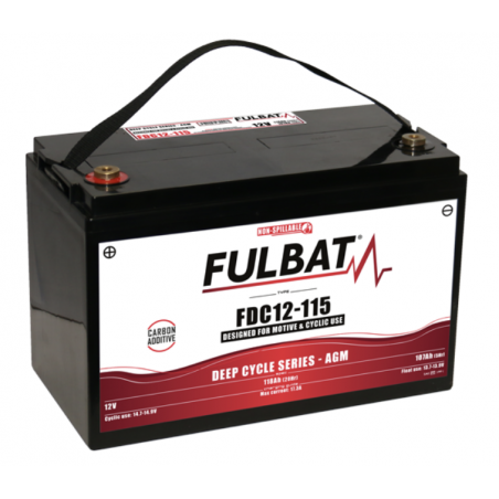 Batterie FULBAT FDC12-115 12V 118Ah