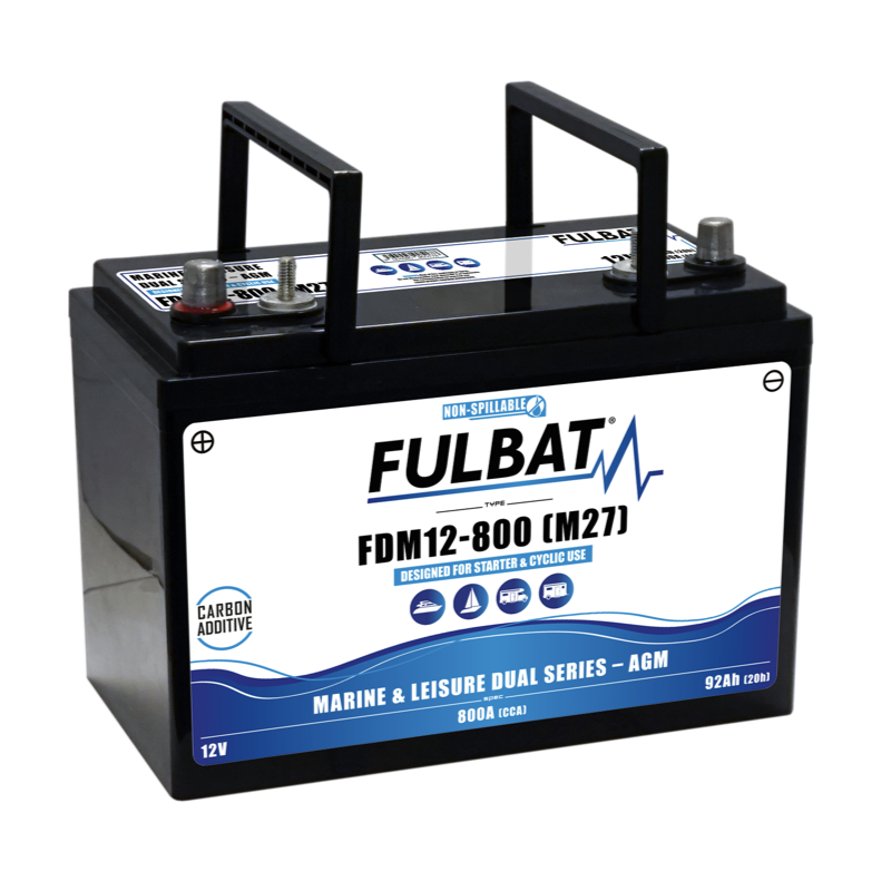 Batterie FULBAT FDM12-800-M27 92Ah 12V
