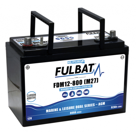 Batterie FULBAT FDM12-800-M27 92Ah 12V