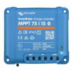 CONTROLEUR SOLAIRE VICTRON SMARTSOLAR MPPT 75/15 - 100V 15A 12/24/36V