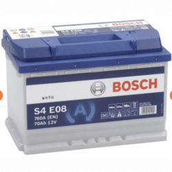BATTERIE BOSCH START STOP EFB S4E08 12V 70AH 760A(EN) L3