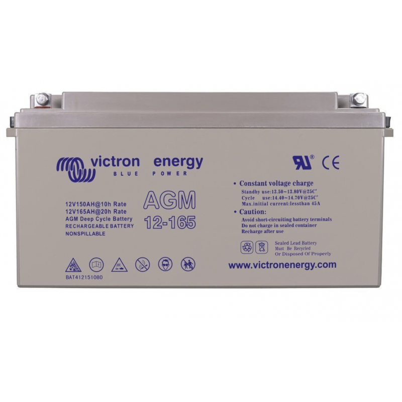 VICTRON ENERGY - BATTERIE SOLAIRE 220AH AGM - 12V