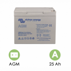 VICTRON ENERGY - BATTERIE SUPER CYCLE AGM 12V/25AH