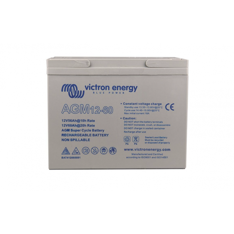 VICTRON ENERGY - BATTERIE SUPER CYCLE AGM 12V/60AH