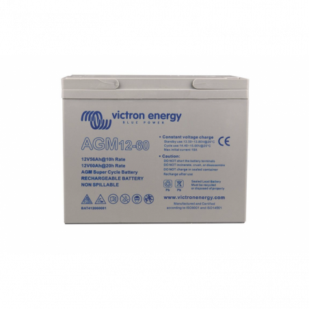 VICTRON ENERGY - BATTERIE SUPER CYCLE AGM 12V/60AH