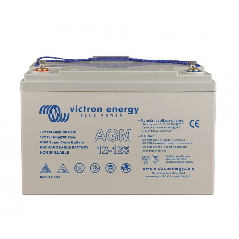 VICTRON ENERGY - BATTERIE SUPER CYCLE AGM 12V/125AH