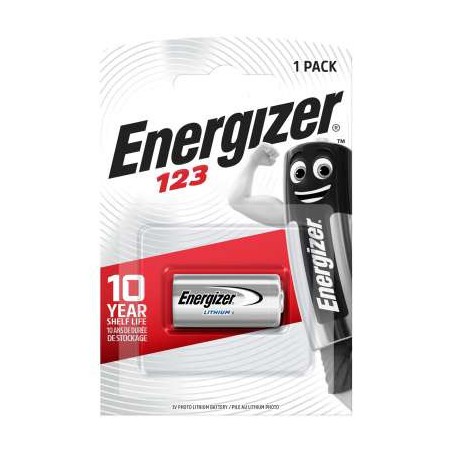 Pile Energizer CR123A Blister de 1