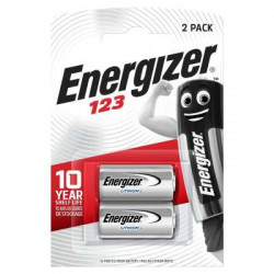 Pile Energizer CR123A Blister de 2